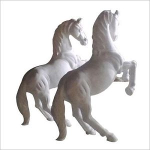 Horse Fiber Statue