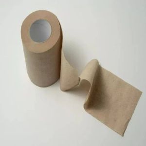 Brown Toilet Paper Roll