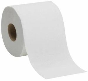 White Toilet Paper Roll