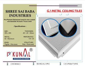 KUNAL Metal Ceiling Tiles