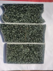 green granite stones
