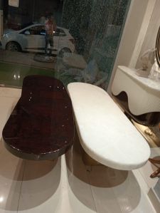 Oval Onyx Table