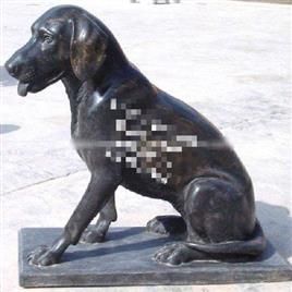 Marble Dog Statue