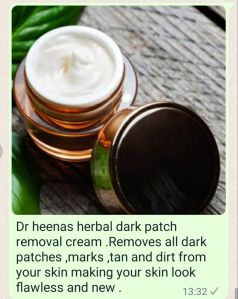 Dr heenas herbal dark patch removal cream