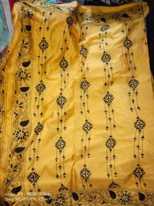 jamdani pure silk tussar saree