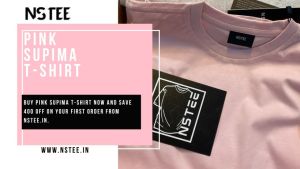 men pink supima t-shirts