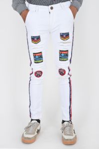 Mens White Jeans