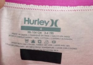 Girls underwear Hurley 2000 pcs