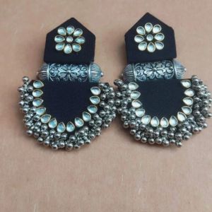 handmade fabric earrings
