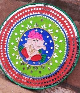 Ganesha Lippan Art Wall Decor