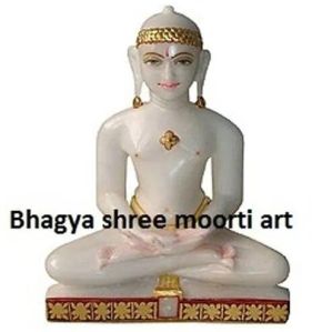 Marble Jain Mahaveer Statue