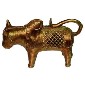 Metal Bull Statue