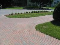 interlocking concrete pavers