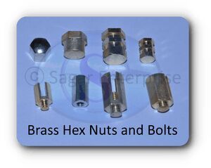 BRASS HEX NUT BOLT