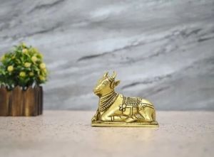 Brass Nandi Statue