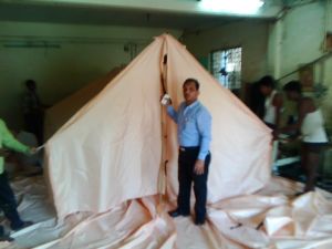Relief Tent