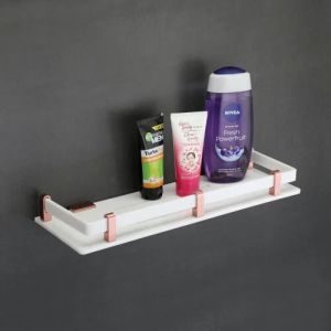 acrylic bathroom shelf