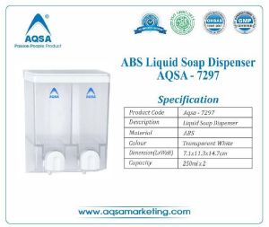 ABS Soap Dispenser 250 ml x 2 - AQSA - 7297