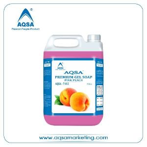 Premium Gel Soap Pink Peach - AQSA 7402