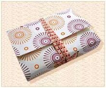 indian designer printed handmade paper notebook