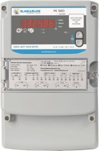 3 phase Prepaid energy meter CT operated