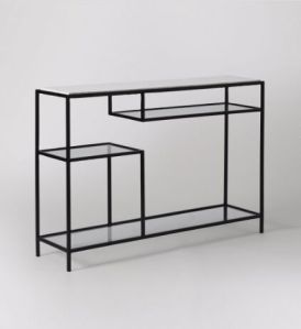 Metal Frame Console Table