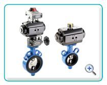 MANUAL AND PNEUMATIC CAST IRON BUTTERFLY VALVES
