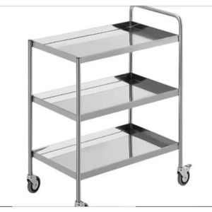 stainless steel mobile trolley