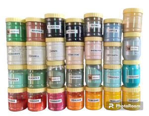 Handmade Natural Pigments Powder 30 Types (100 gram each)