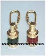 Brass Port Lantern Lamp Key Chain