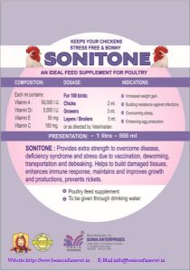 SONITONE Poultry Feed Supplement