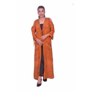 Ladies Printed Kaftan Jacket Dress