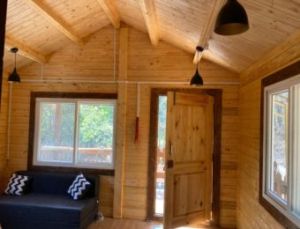 wooden house