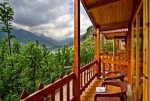 wooden house