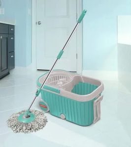 Bigger Wheel Elite Spin Cleaning Mop with Bucket