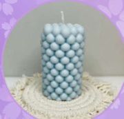 Bubble Pillar Candle