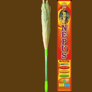 Nepus Steel Handle Golden Grass Broom
