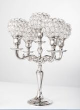 Crystal Candelabra Votive Candle Holders