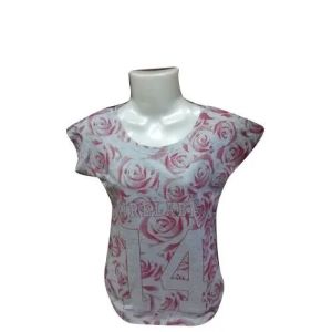 Ladies Rose Print Top