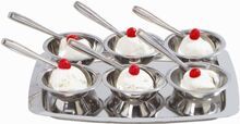 Stainless Steel Ice Cream Cup Set