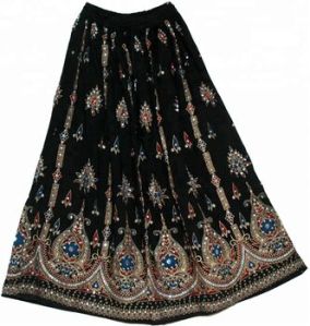 gypsy Crown black sequin long skirts
