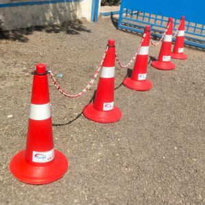 Traffic Cone Round Base 750 Mm RSTC-750R(W)