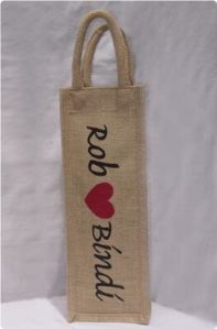 Jute Wine Bag