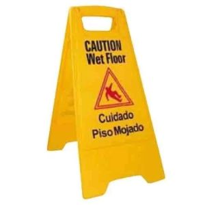 Floor Stand Warning Board