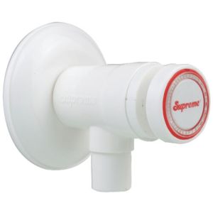 Ivory Push Tap with Flange