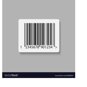 Printed Barcode Label