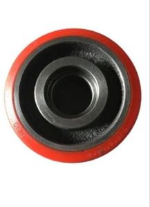 Orange PU Caster Wheel