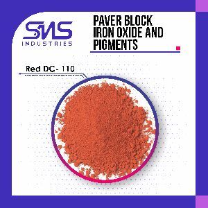 Red DC-110 Paver Block Iron Oxide Pigment