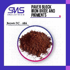 Brown DC-686 Paver Block Iron Oxide Pigment
