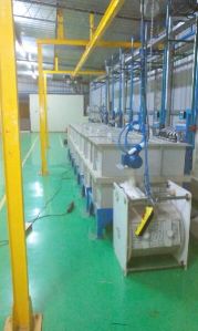 automatic electroplating plant